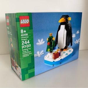 Lego penguin Christmas tree set